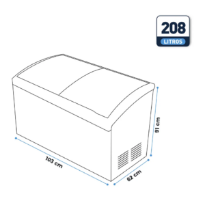 Congelador Horizontal 246 Litros Totales 110V Dual ESTAR
