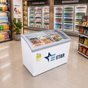 Congelador Horizontal Puerta De Vidrio De 246 Litros ESTAR