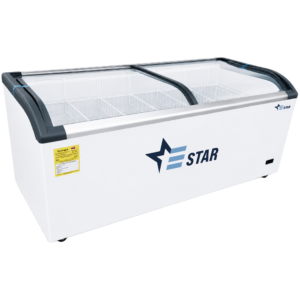 Congelador Horizontal Puerta De Vidrio De 700 Litros