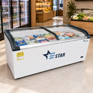 Congelador Horizontal Puerta De Vidrio De 700 Litros ESTAR