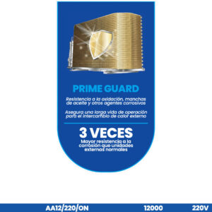 Aire Acondicionado 12000 BTU 220V On Off ESTAR PRIME GUARD