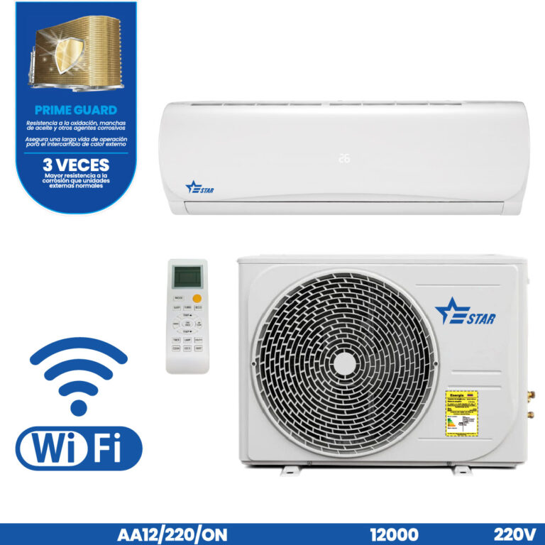 Aire Acondicionado 12000 BTU 220V On Off ESTAR WIFI