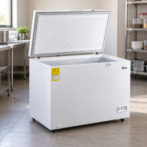 Congelador horizontal ESTAR 300 litros dual con tapa sólida